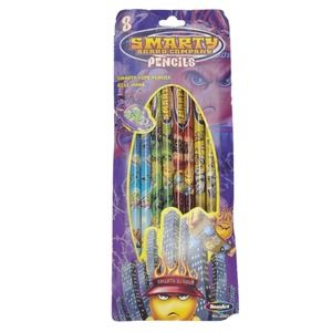Smarty Board Company 8 Pencils Set Real Wood New Factory Sealed 2004